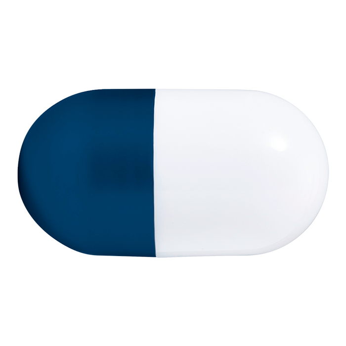 Desk LED Light With Weighted Base - Blue