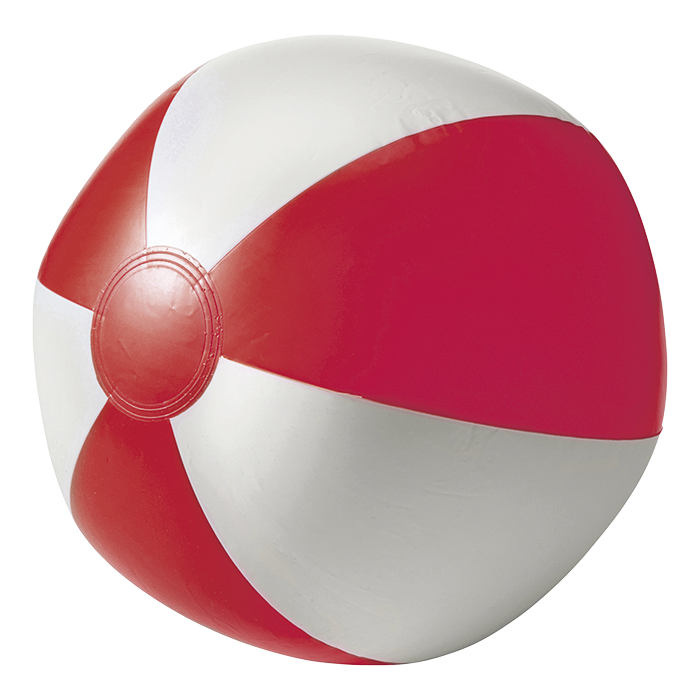 Two Tone Inflatable Beach Ball - Red