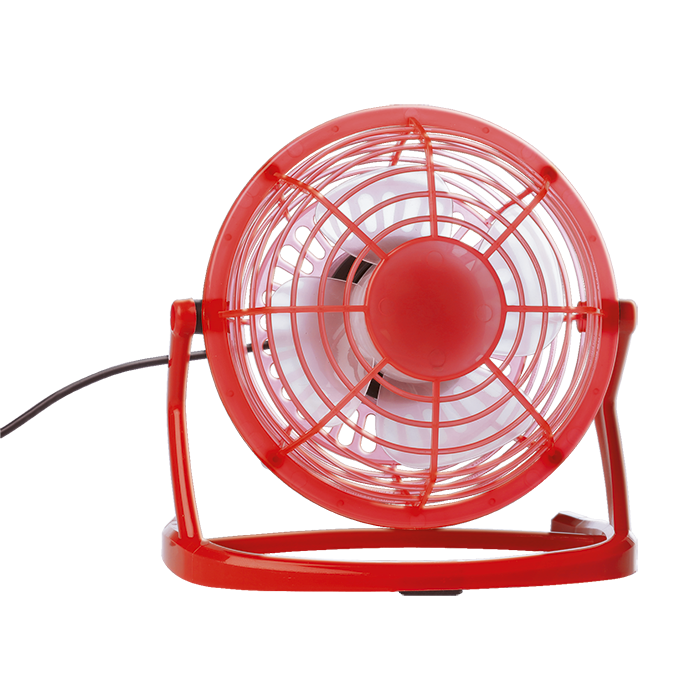 USB Desk Fan - Red