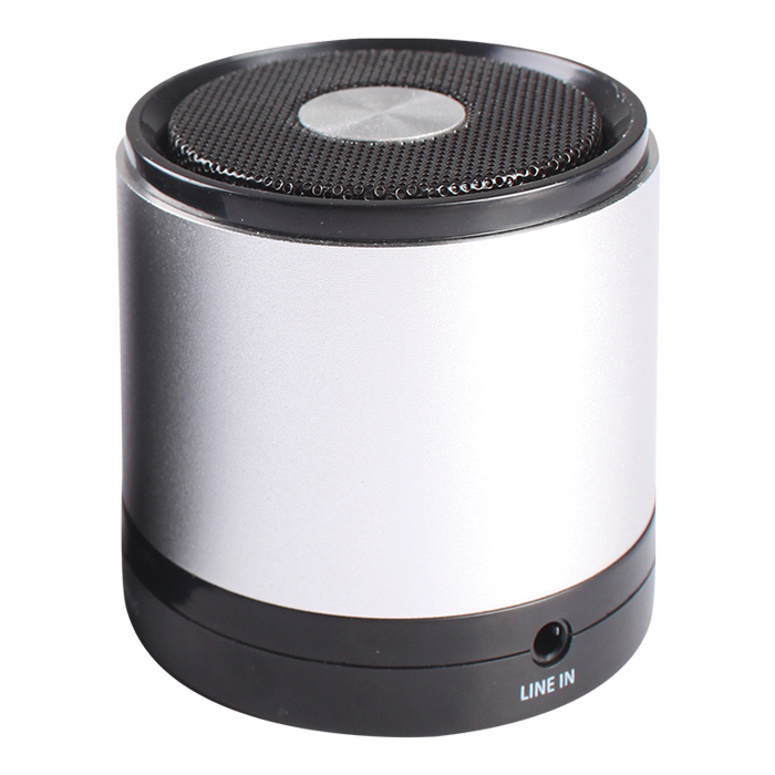 Aluminium Body Bluetooth Speaker - Silver