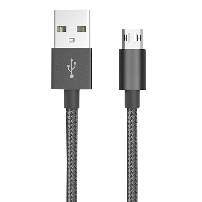 Whizzy Reversible USB Charging Cable - Black