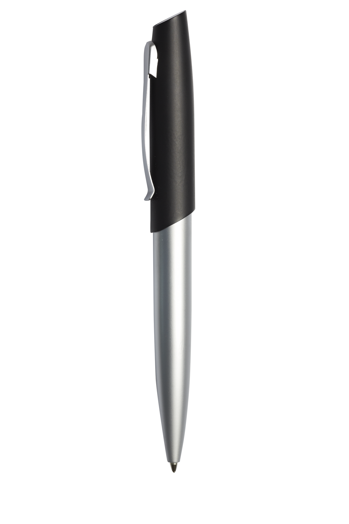Two Tone Ballpoint Pen - Silver/Black