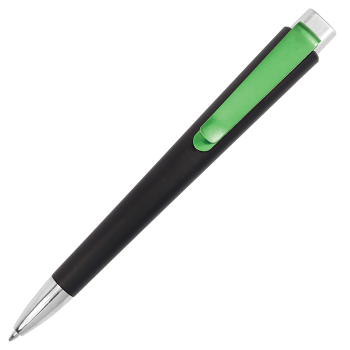 Metallic Clip Ballpoint Pen - Green