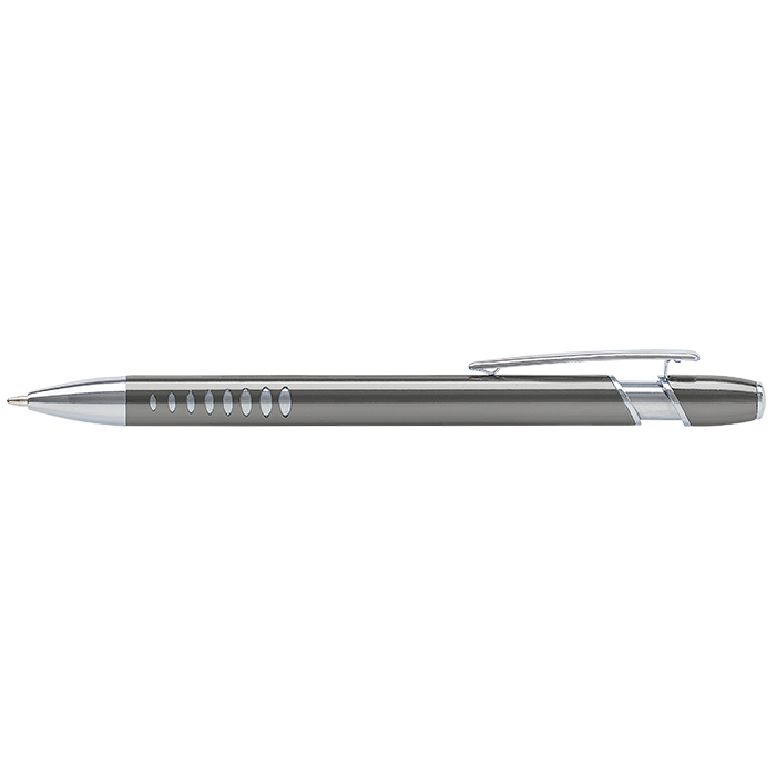 Aluminium Ballpoint Pen with UV Coating - Grey