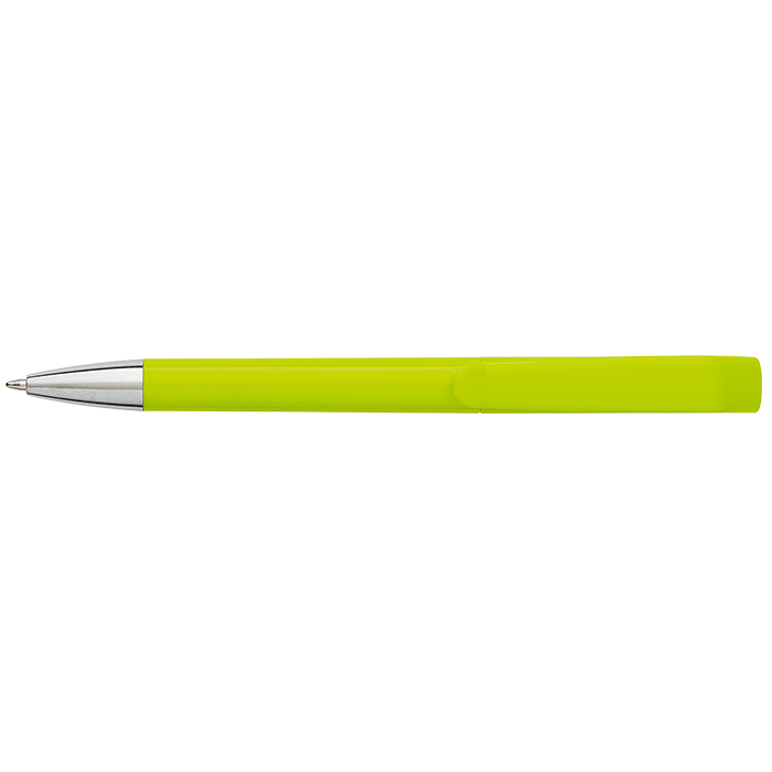 Coloured Barrel Geometric Swan Shaped Ballpoint Pen - Pale Green