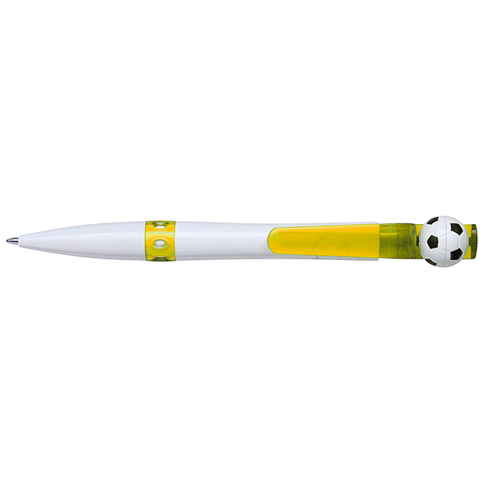 Football Design Ballpoint Pen - Yellow