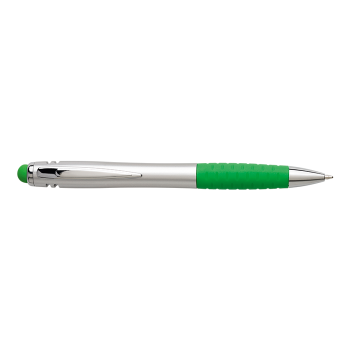Logo Light Up Ballpoint Pen - Lime