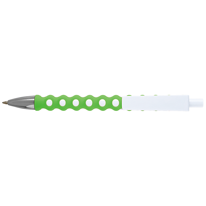 Crisscross Grip Ballpoint Pen - Light Green