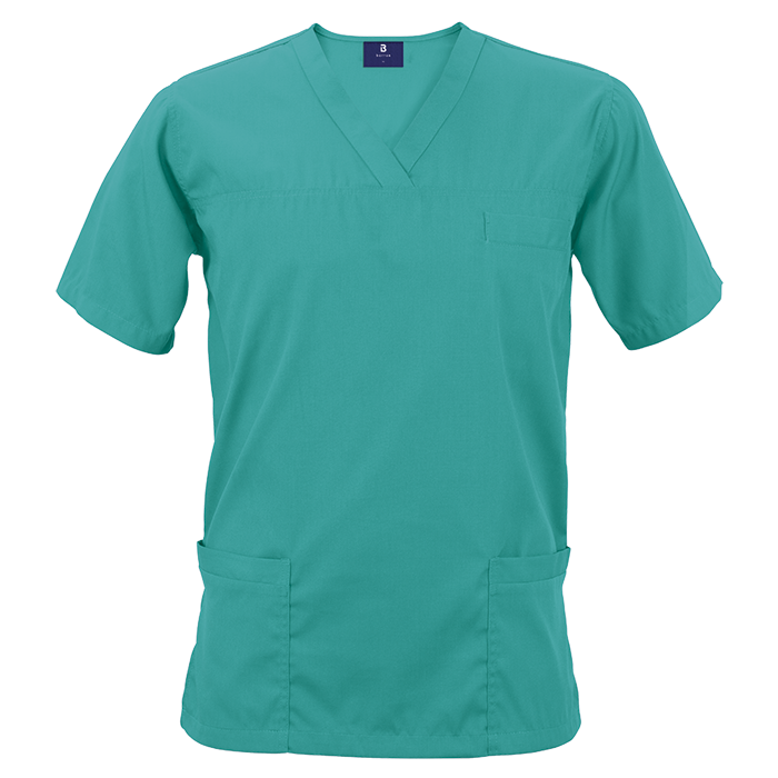 Riley Scrub Top - Turquoise