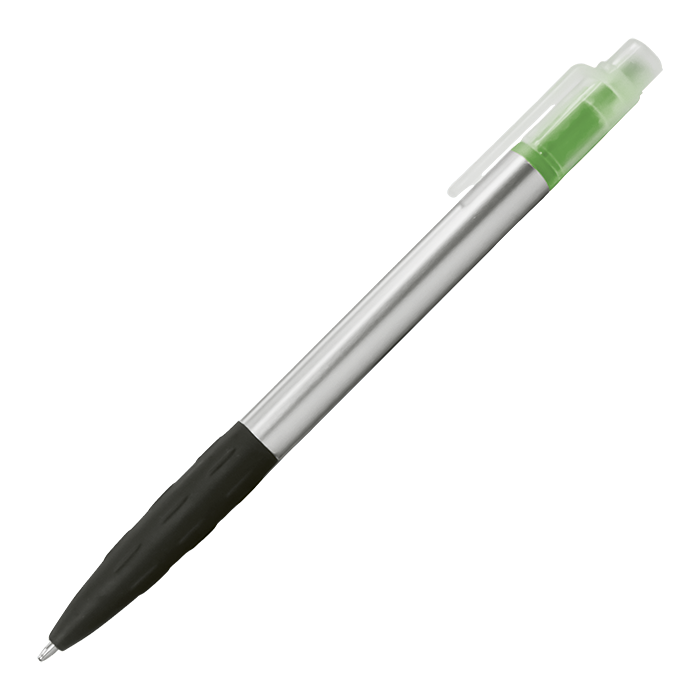 Neptune Pen With Highlighter - Green