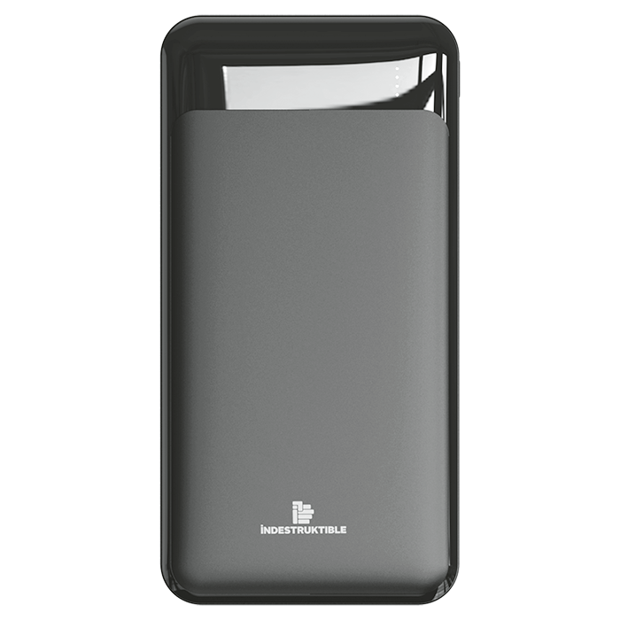 IND 10 000mAh Power Bank - Black