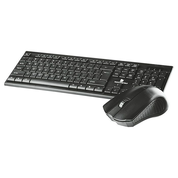 IND Wireless Keyboard & Mouse Combo - Black