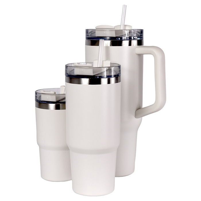 3-In-1 Travel Mug - White