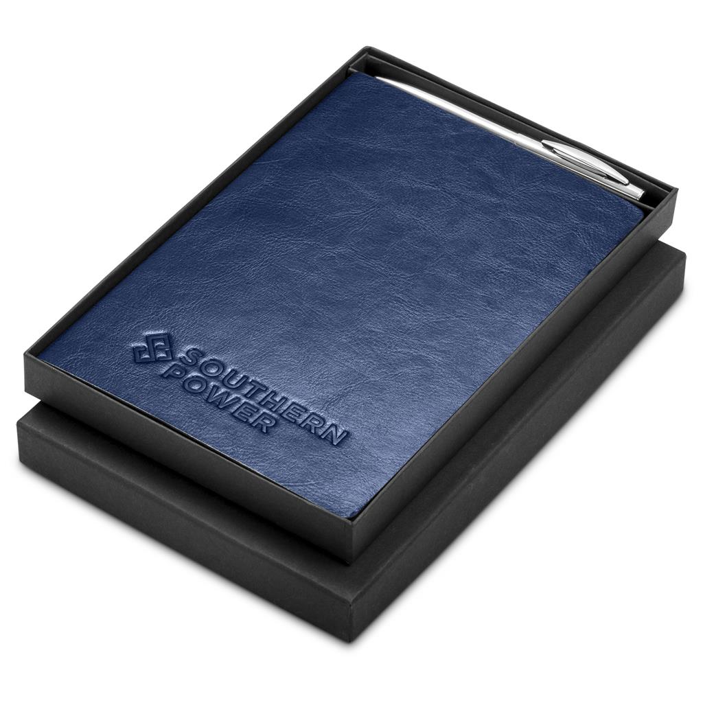 Renaissance Notebook & Pen Set - NAVY