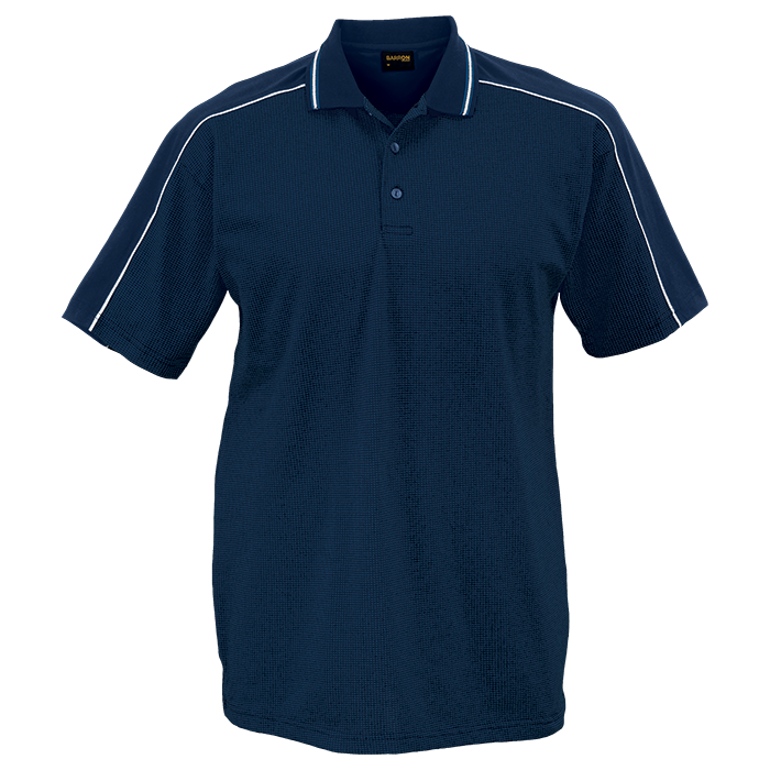Shoulder Stripe Golfer - Navy
