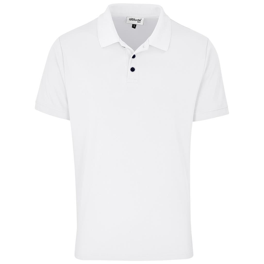 Mens Virtue Golf Shirt - WHITE
