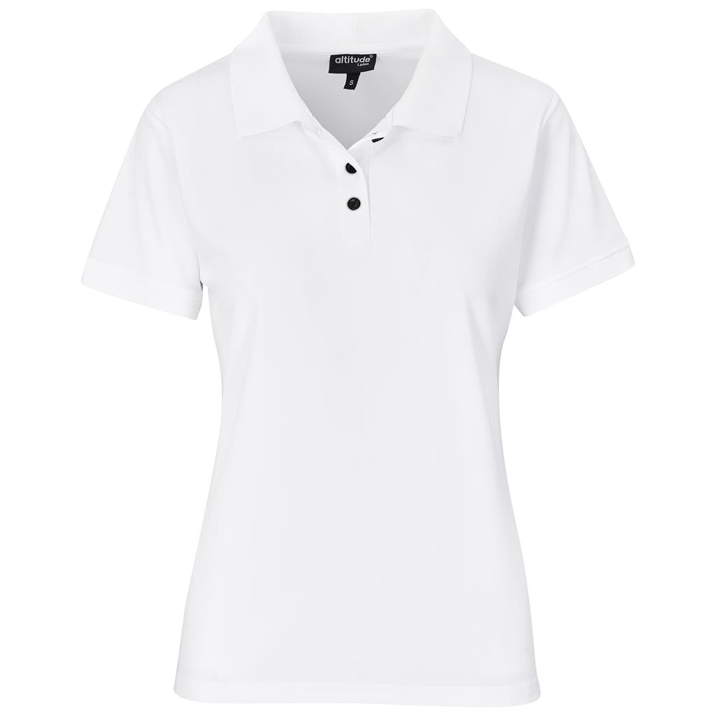 Ladies Virtue Golf Shirt - WHITE