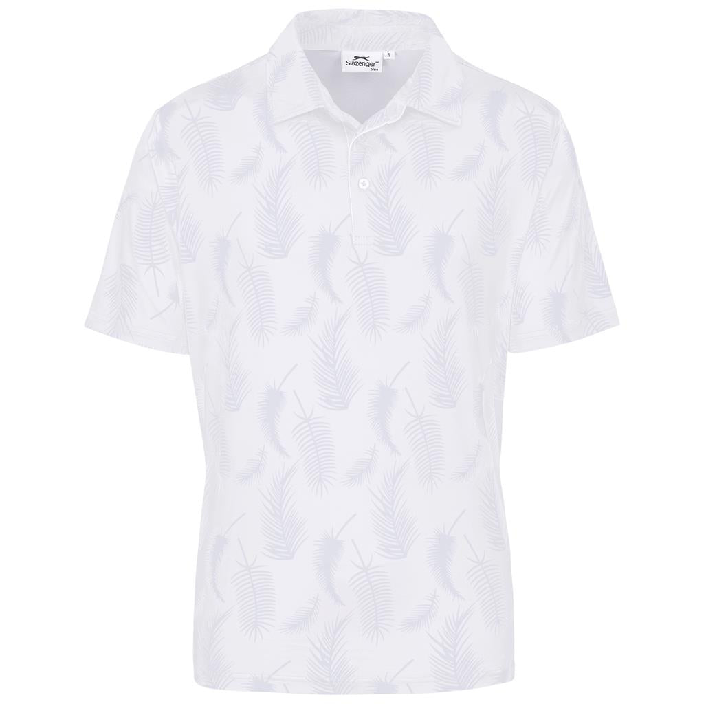 Mens Slazenger Monterey Golf Shirt - WHITE