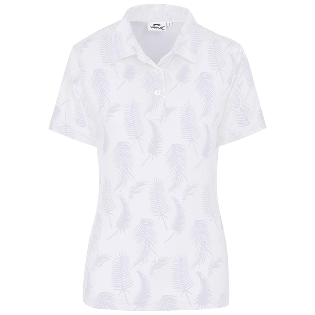 Ladies Slazenger Monterey Golf Shirt - WHITE