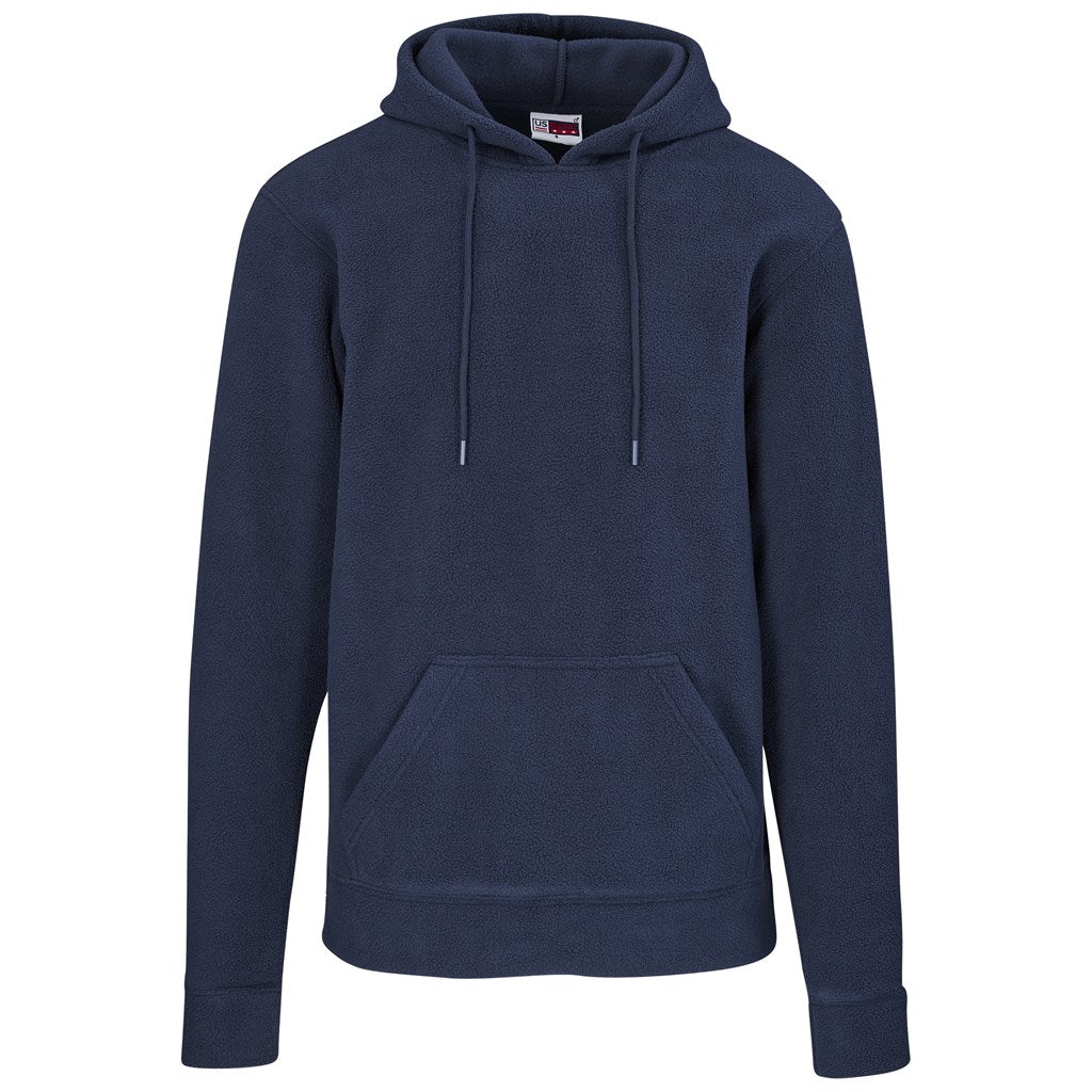 Mens Dawson Polar Fleece Hooded Sweater - NAVY