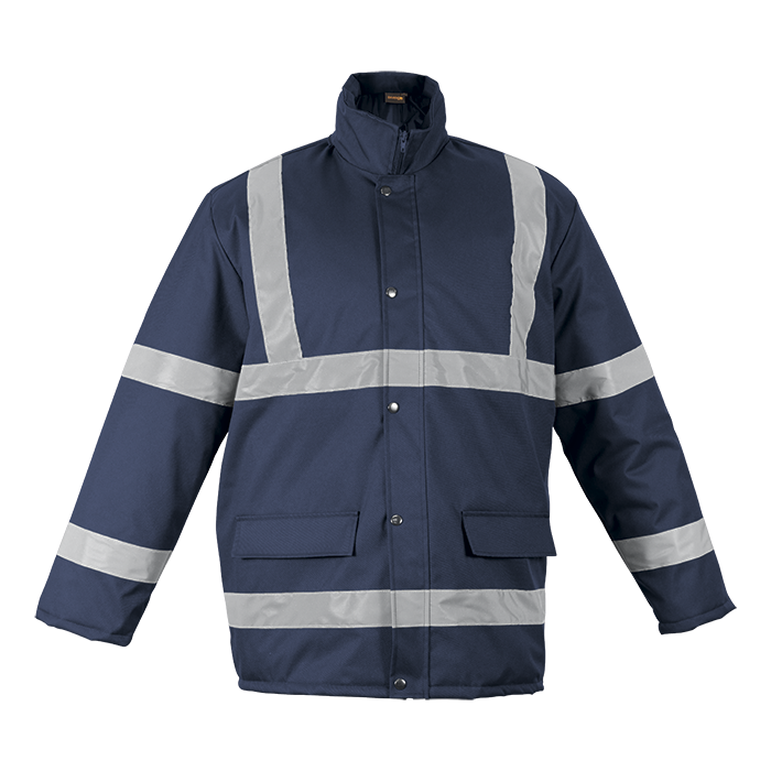Deploy Reflective Parka - Navy