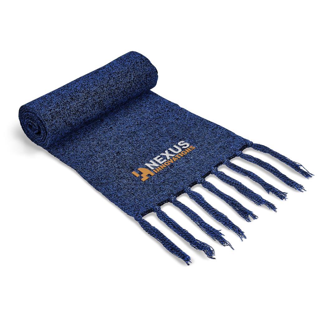New Hampshire Melange Scarf - BLUE