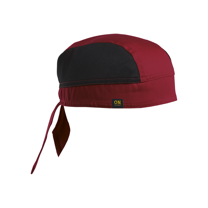 Chef Skull Cap - Red/Black