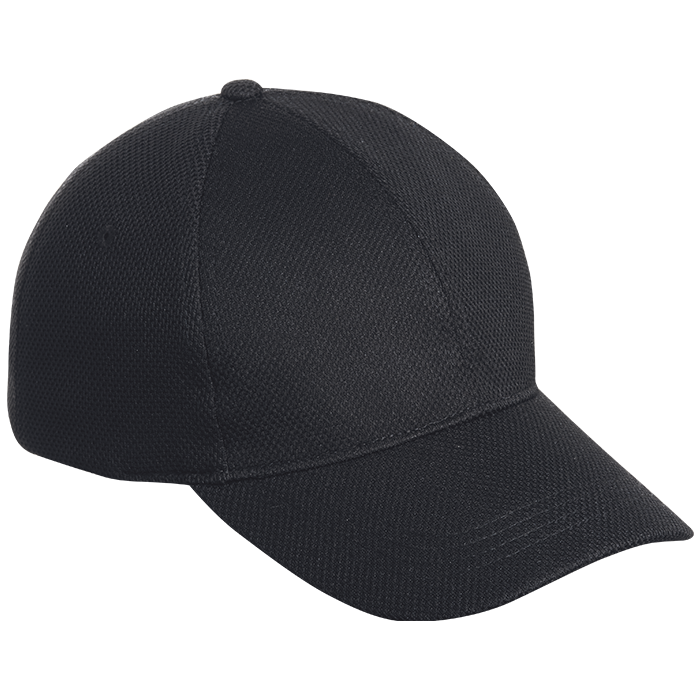 6 Panel Podium Cap - Black