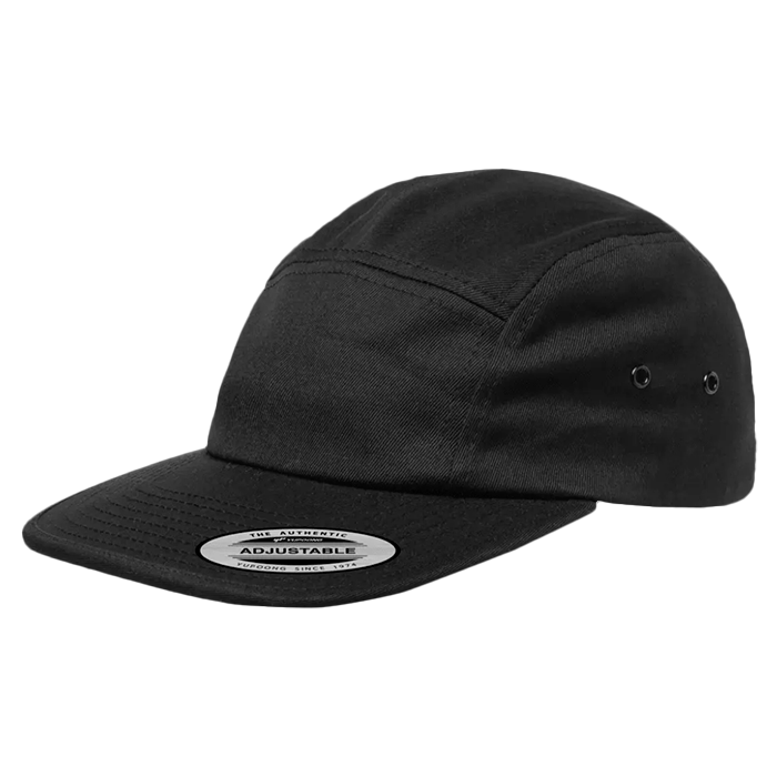 Jockey Style Cap Adjustable Fit - Black