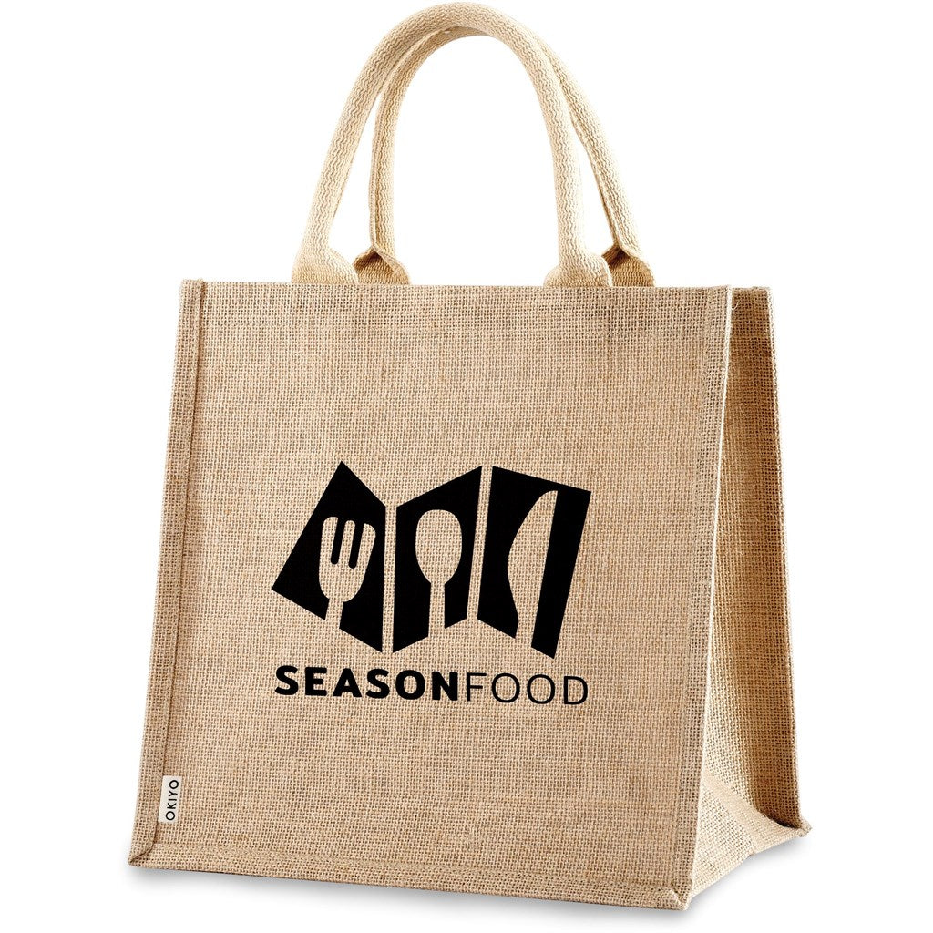 Okiyo Sumida Jute Tote - NATURAL