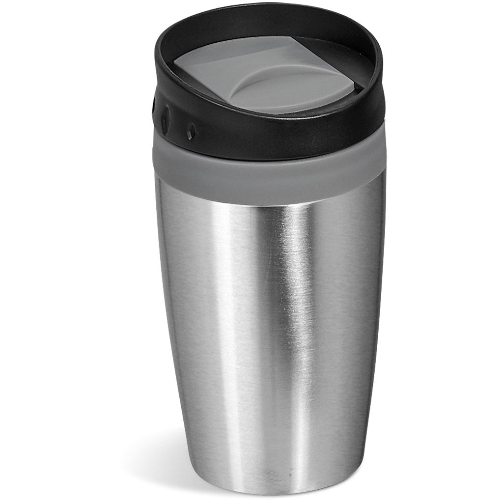 Altitude Vienna Stainless Steel & Plastic Double-Wall Tumbler - 300ml - Grey