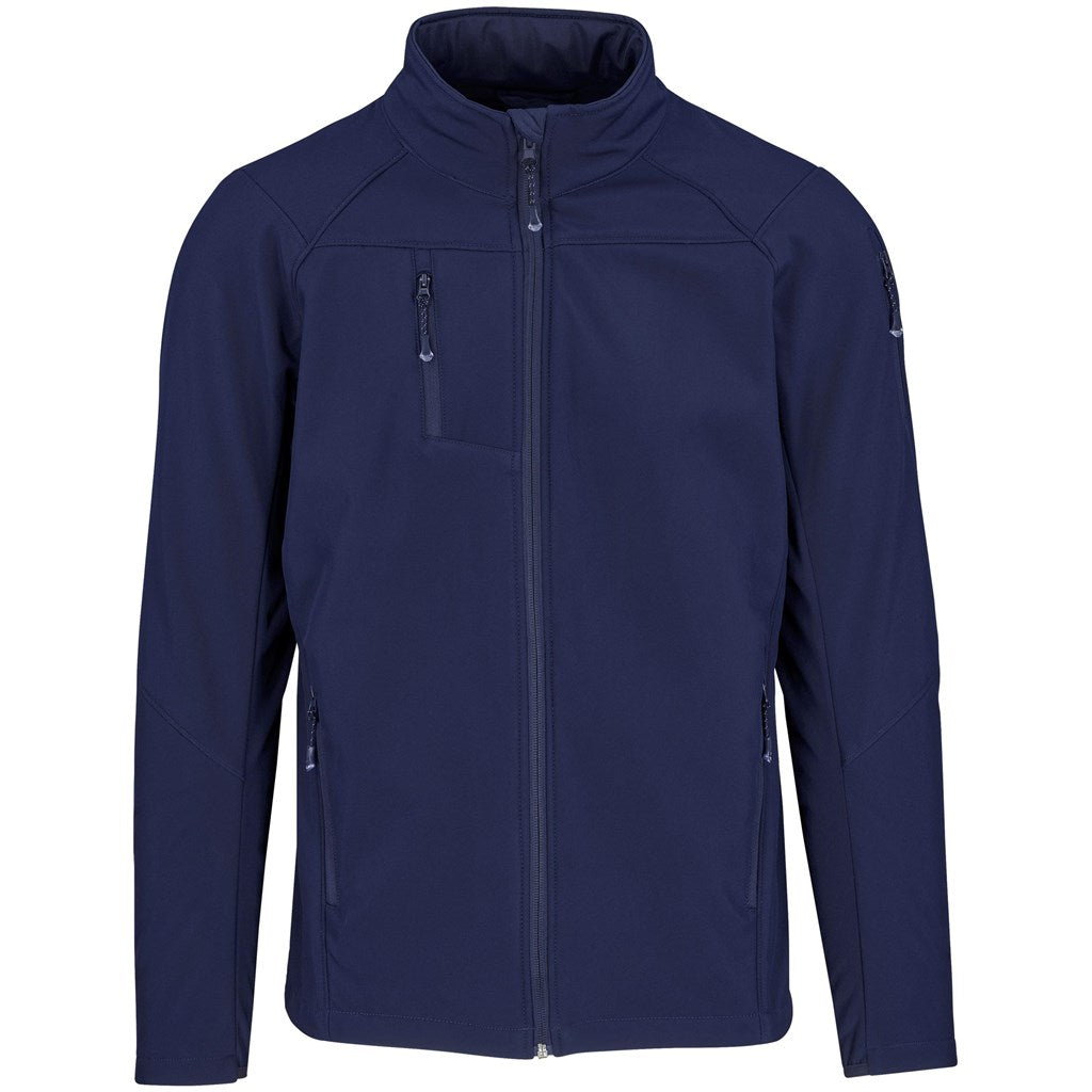 Mens Alex Varga Elysium Softshell Jacket - NAVY