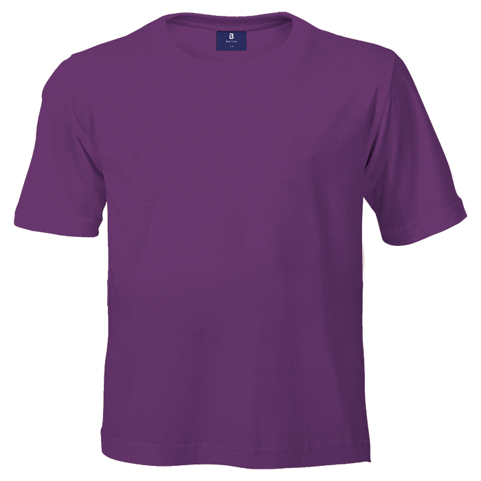 145g Crew Neck T-Shirt Kiddies - Vivid Purple
