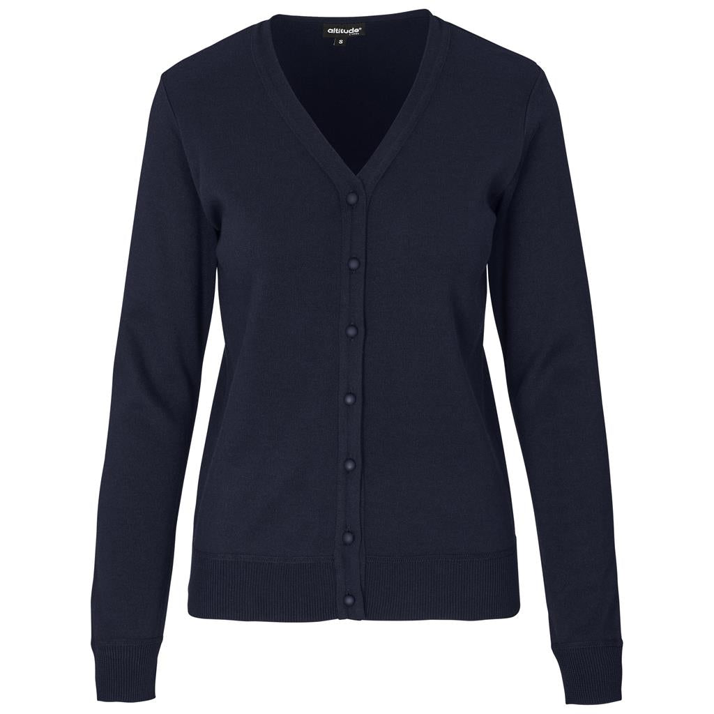 Ladies Quantum Low Pill Cardigan - NAVY