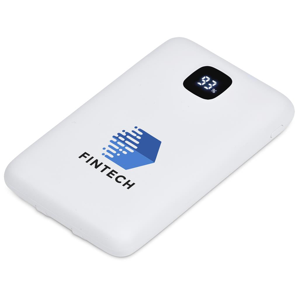 Swiss Cougar Phoenix Fast Charge 22.5W Power Bank - 10,000mAh - SOLID WHITE