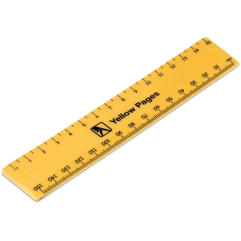 Altitude Scholastic 15cm Ruler - YELLOW