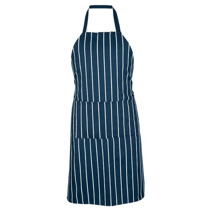 Barron Butcher's Apron - Navy/White