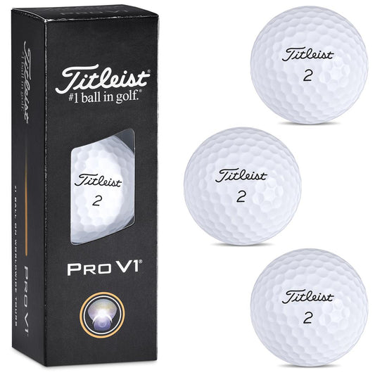 Titleist ProV1 Golf Balls Sleeve of 3