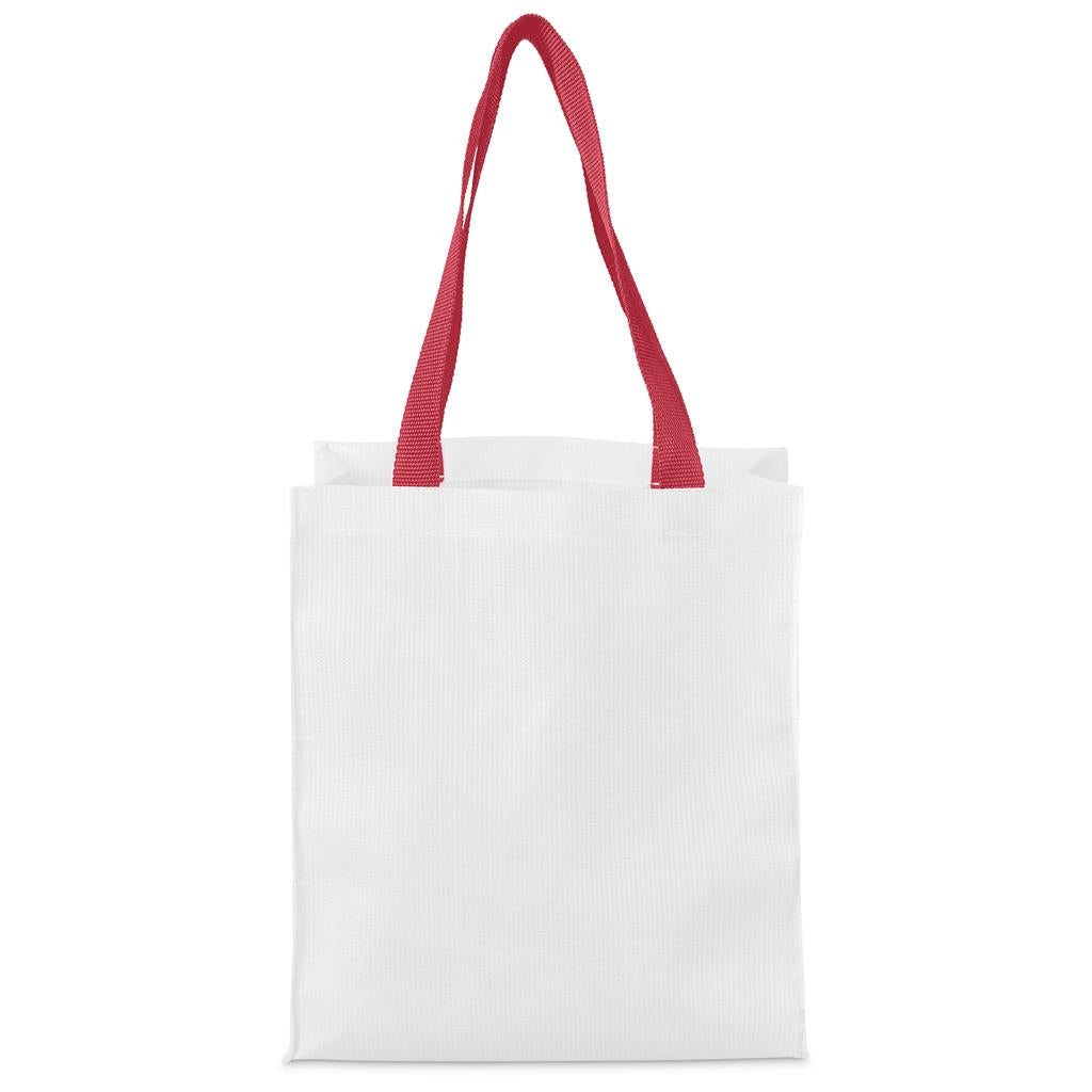 Pre-Production Sample Hoppla Gateway Recycled PET Stitch-Bond Shopper - RED