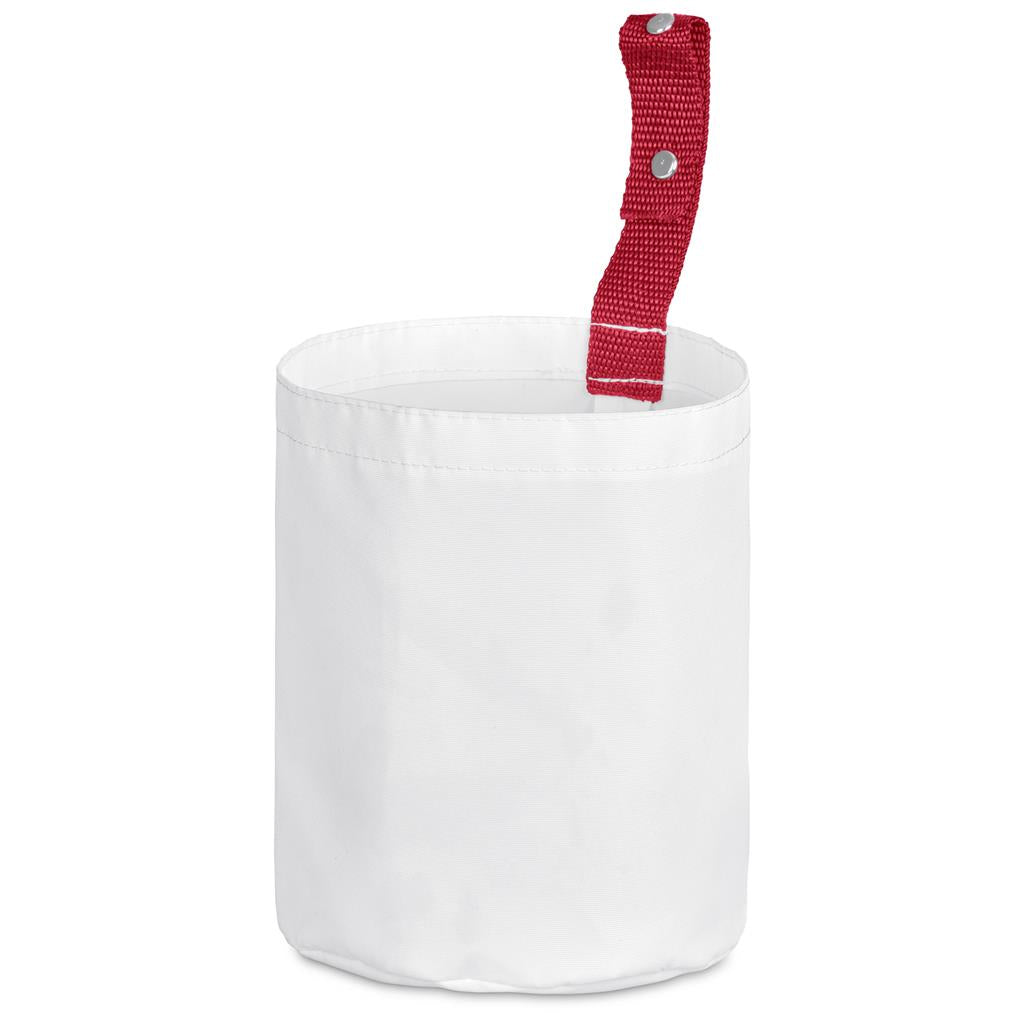 Pre-Production Sample Hoppla Auto Polyester Car Refuse Holder - RED