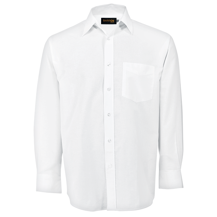 Oxford Lounge Long Sleeve Mens - White