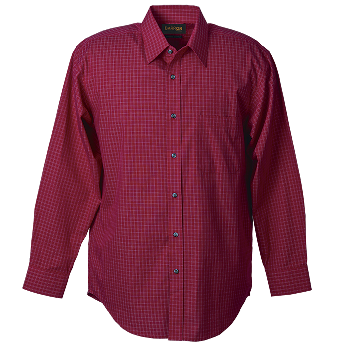 Pioneer Check Lounge Long Sleeve Mens - Red