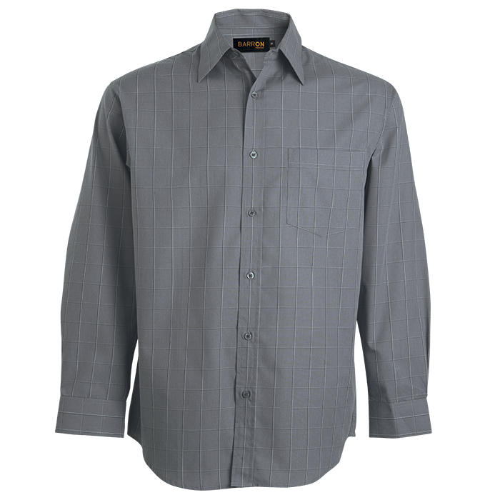 Metro Check Lounge Long Sleeve - Grey/Black/White