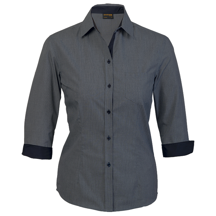 Madison Blouse Ladies - Grey