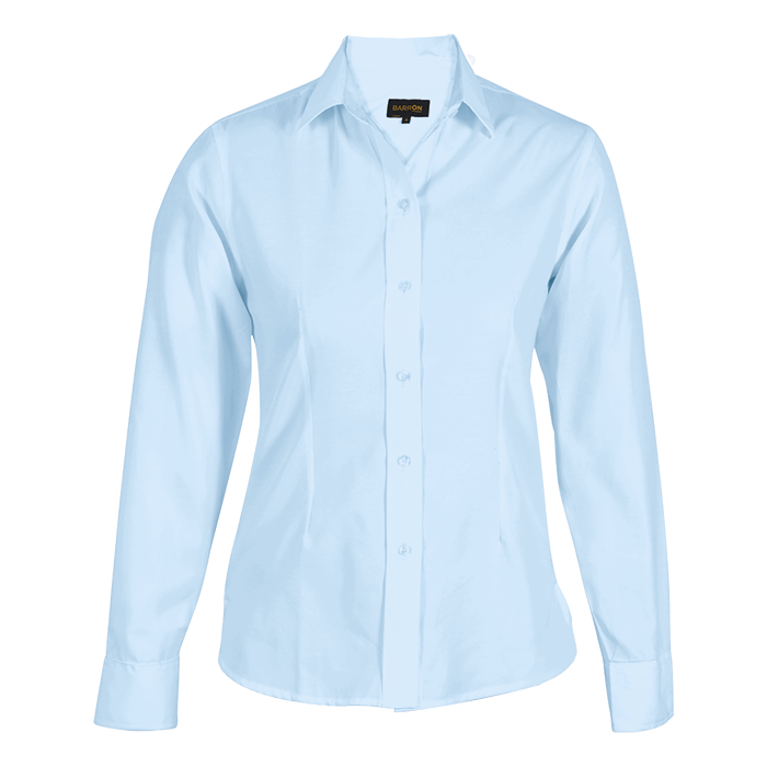 Easy Care Blouse Long Sleeve Ladies - Sky