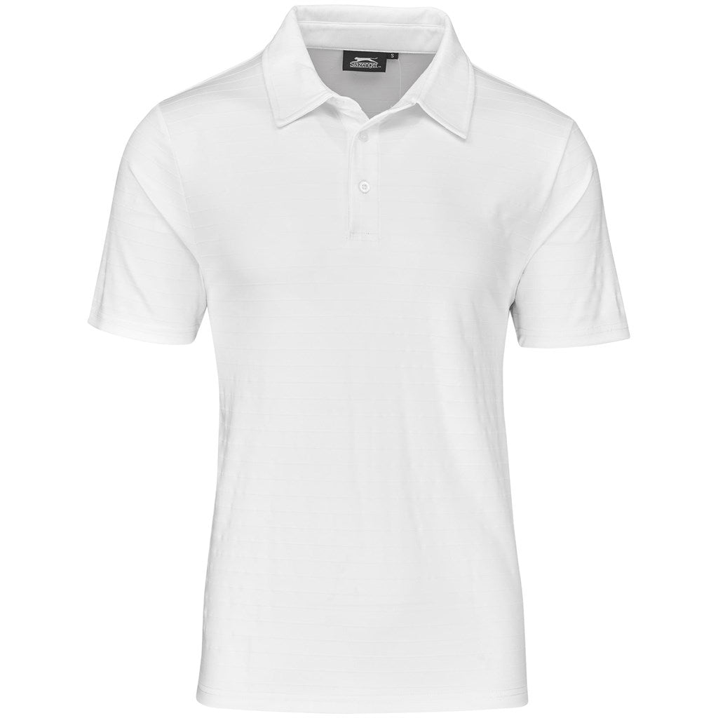 Mens Riviera Golf Shirt - WHITE