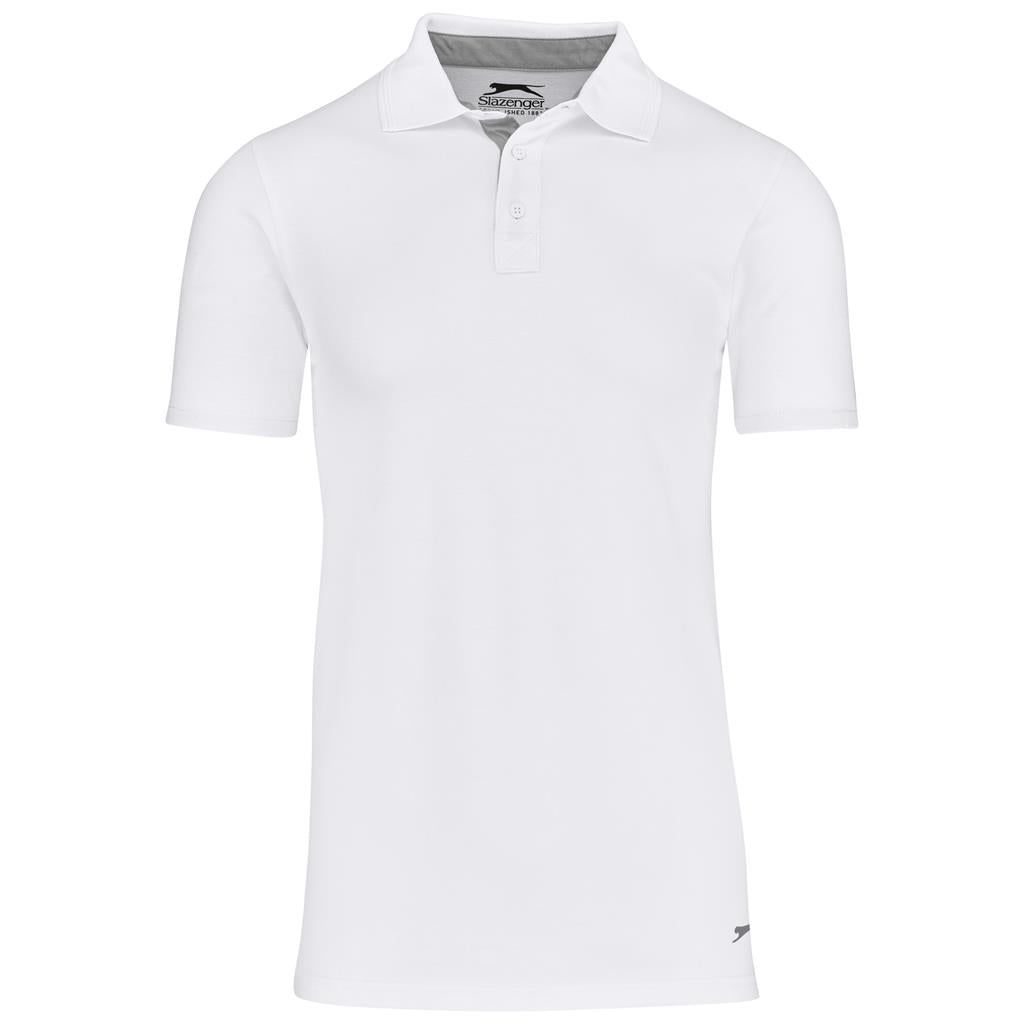 Mens Hacker Golf Shirt - WHITE