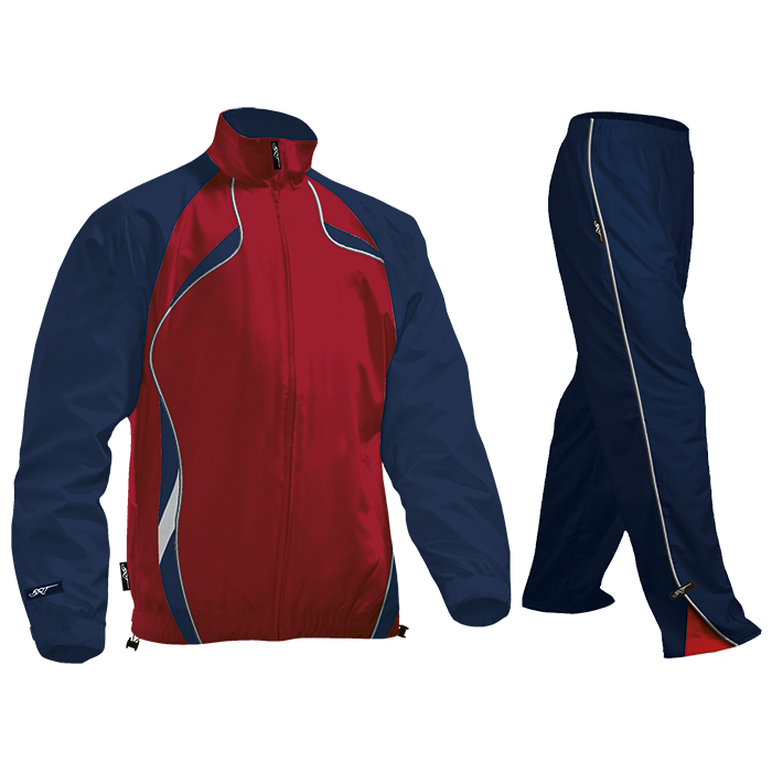 BRT Reflect Tracksuit - Red/Navy