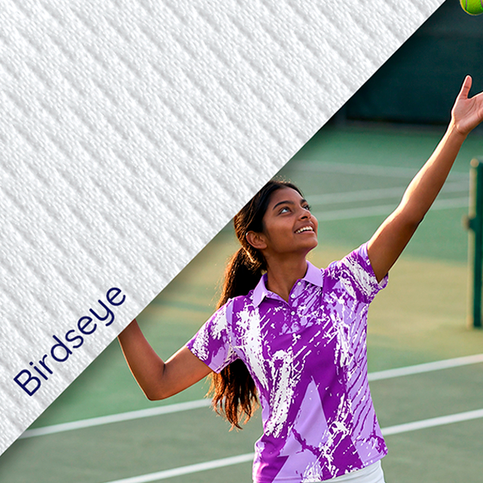 Crew Neck T-shirt & Shorts Set Custom Design - Birdseye