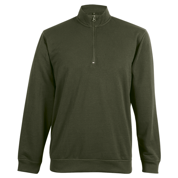 Quinn Quarter Zip Sweater - Olive